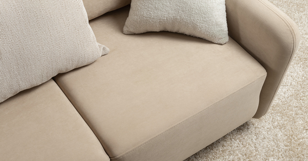 Диван-кровать прямой Дакота ТД 582 велюр Vendetta 02 кремовый, Riga 1598 z1 col 6 бежевый, Romeo 02