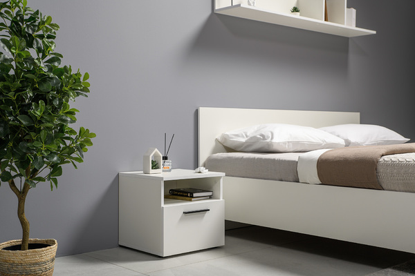 Спальня Эйр композиция 2 белый РЕ шагрень, спальное место 120 х 200