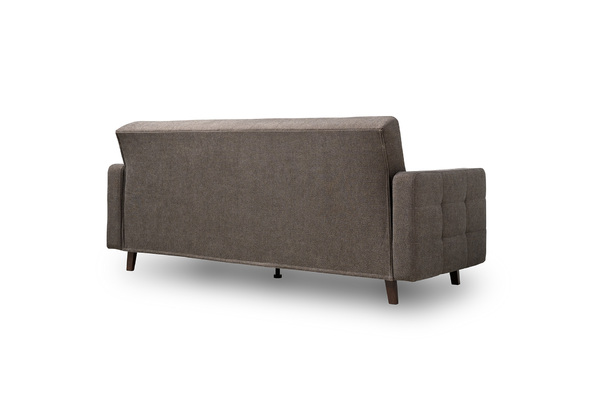 Диван-кровать прямой Эмили ТД 912 велюр шоколадный