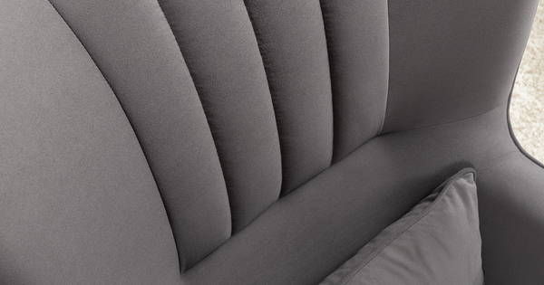 Кресло для отдыха Феличе ТК 530 велюр Велутто 19 темно-серый