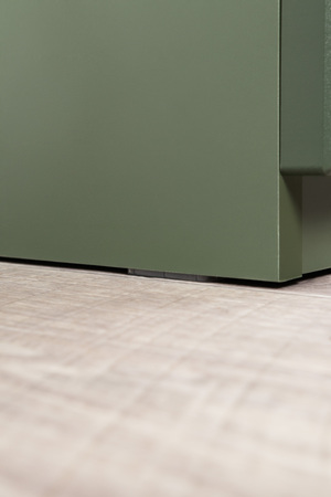 Шкаф двустворчатый Марион 16.340.02 дымчатый зеленый K521, олива шагрень AG 1050 ПВХ