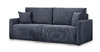 Диван-кровать прямой Оксфорд 713 композиция 3, MUZA 09 темно-синий, модульная система