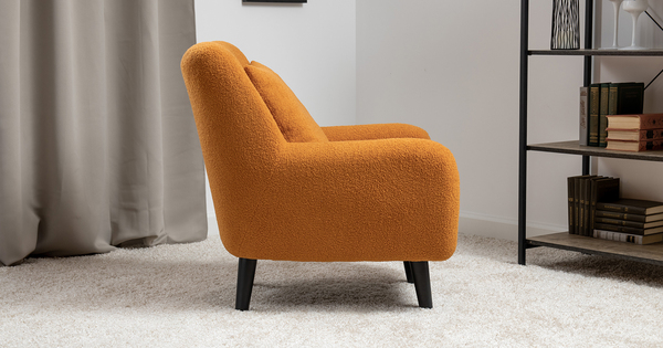 Кресло для отдыха Шон ТК 272 велюр Romeo 05 оранжевый